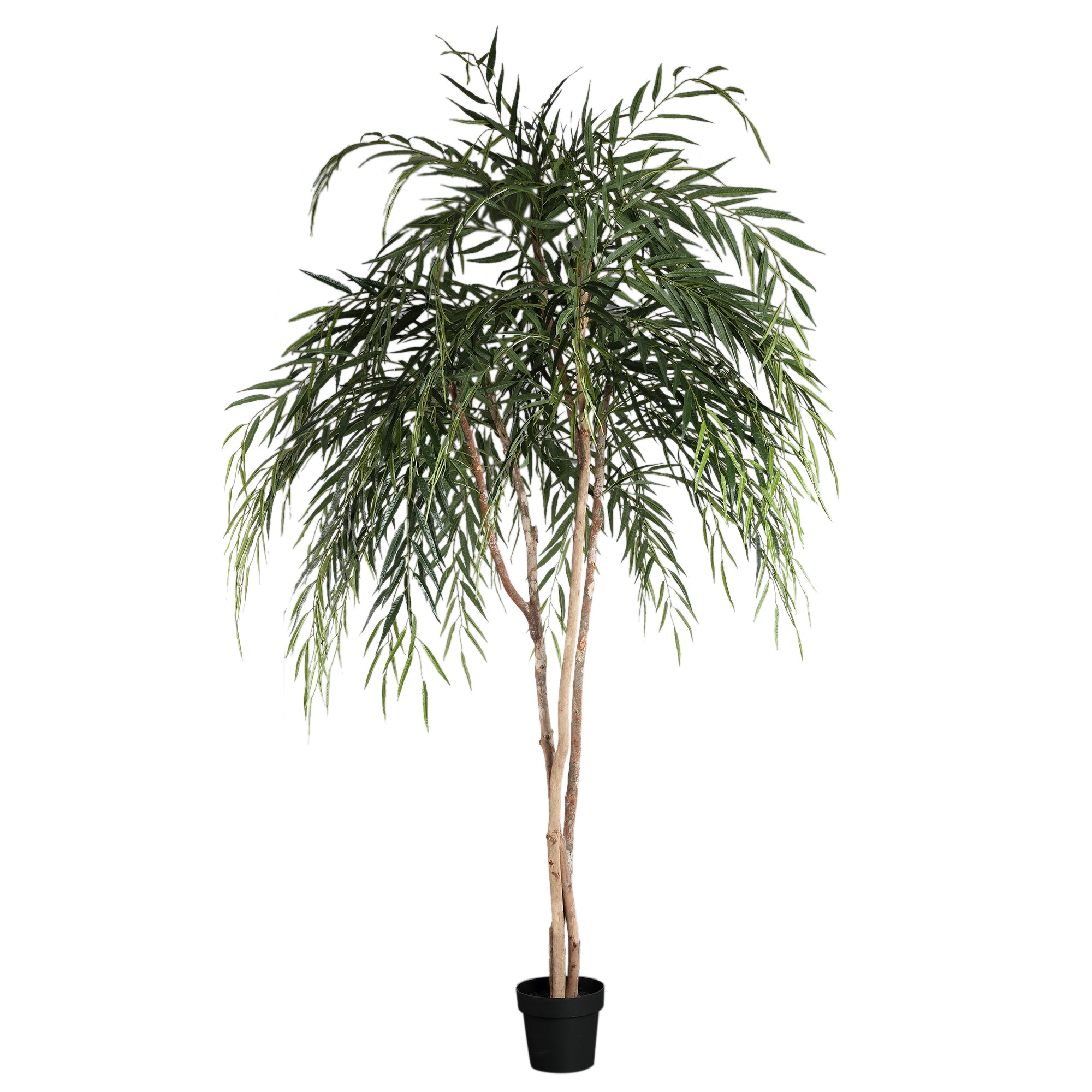Faux willow tree in pot