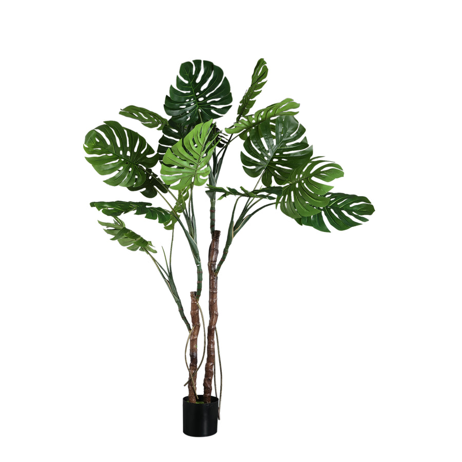 Faux monstera plant large