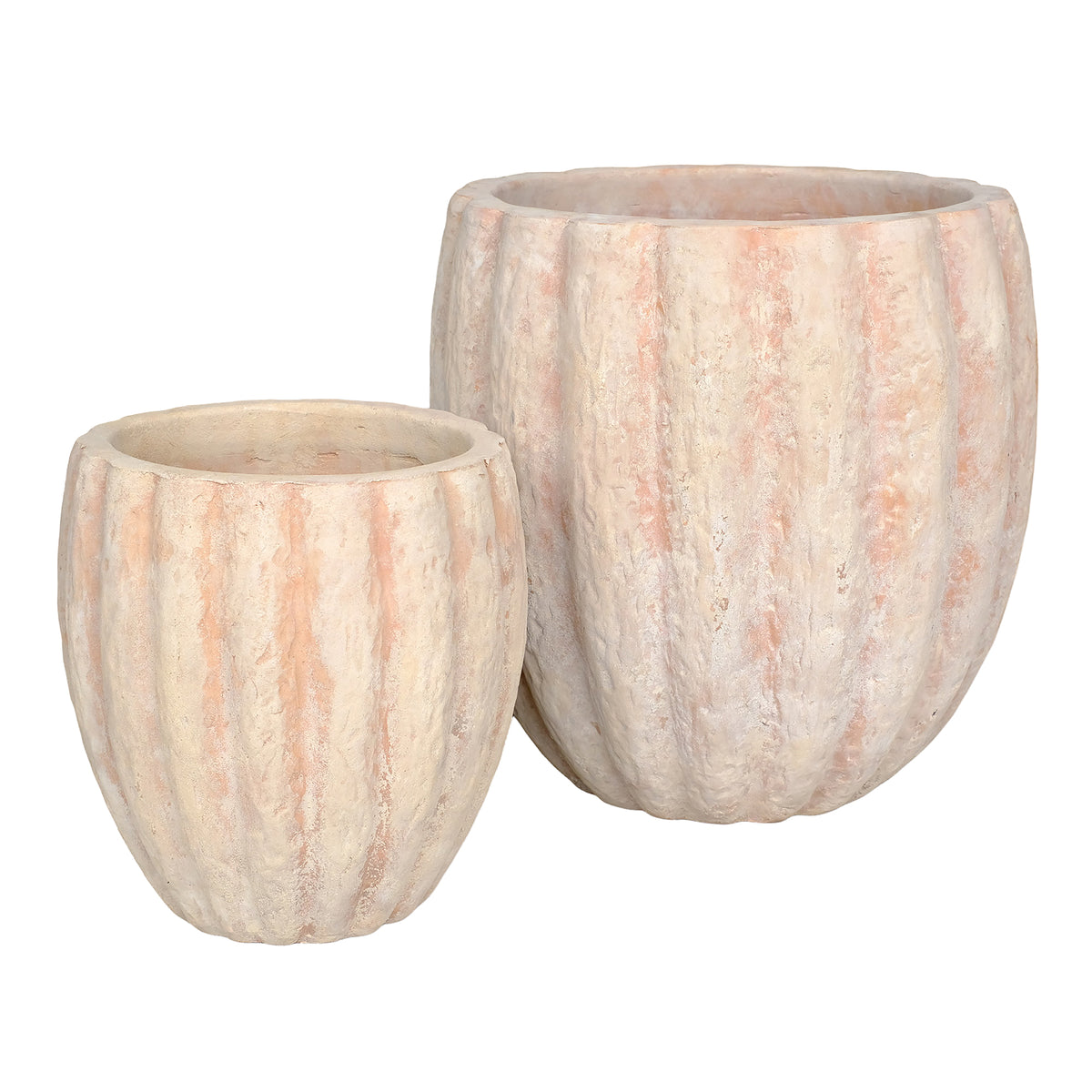 Kendra terracotta bombay planter with bar detail