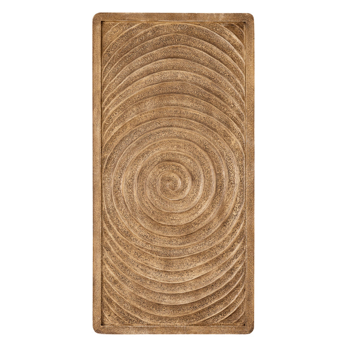 Lula Swirl-Frame Wall Panel - Beige