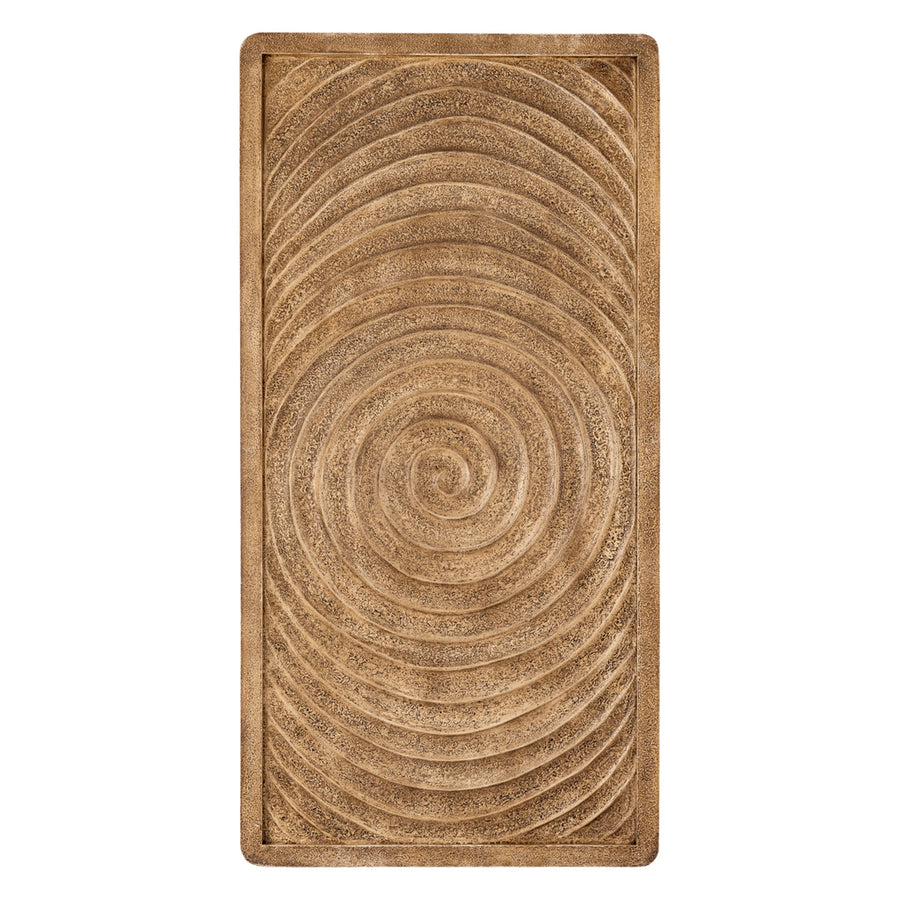 Lula Swirl-Frame Wall Panel - Beige