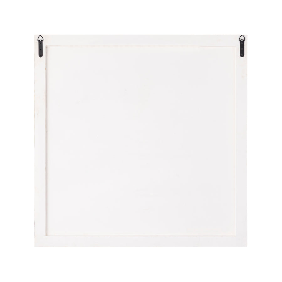 Sierre bronze framed wall panel with glass detail, small