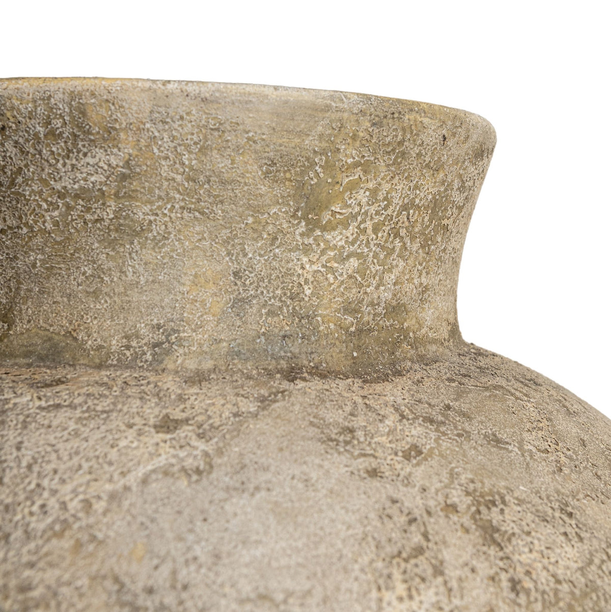 Gisel beige tall jar planter