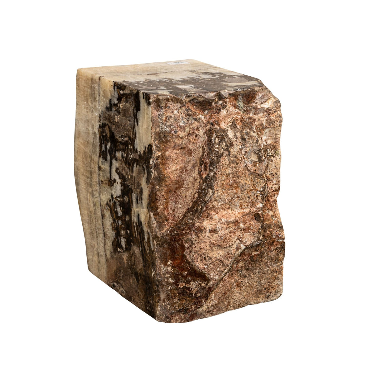 Keydan natural onyx pedestal with rough side