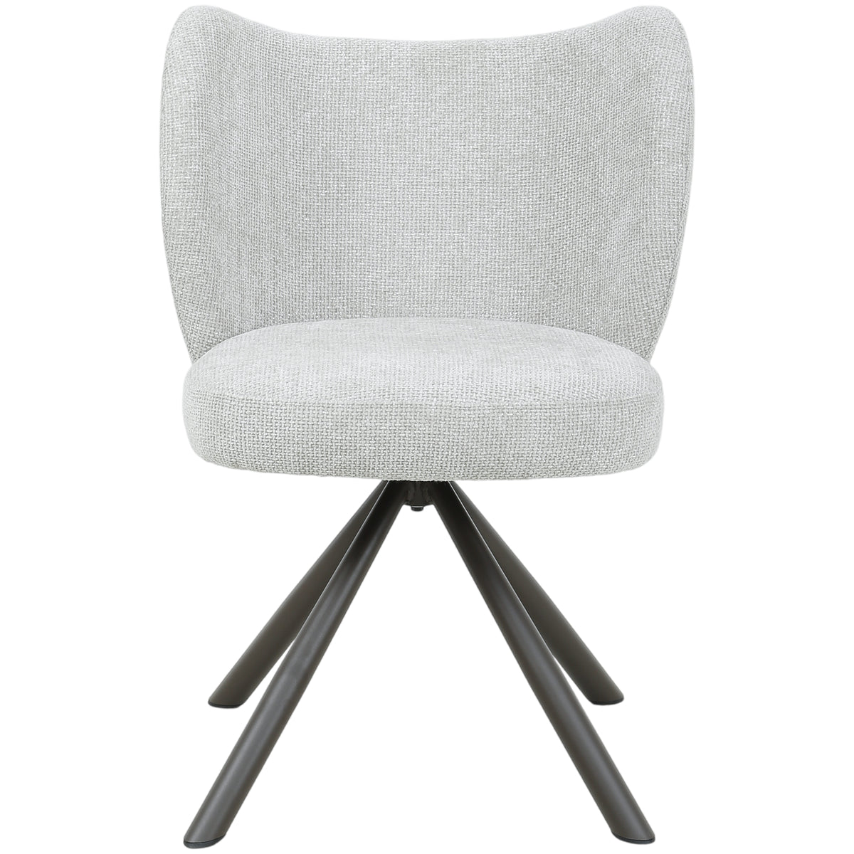 Pebble cream upholstered dining chair