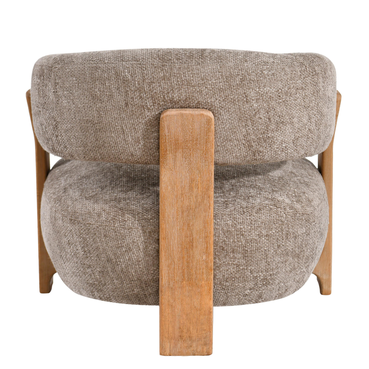 Mire taupe upholstered armchair