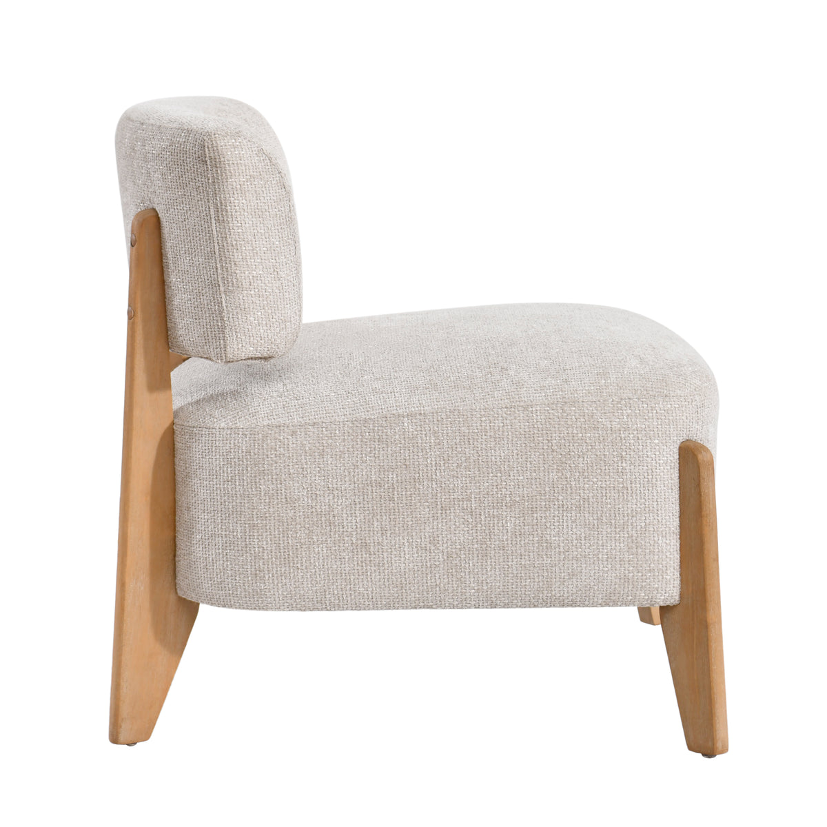 Vale cream upholstered armchair