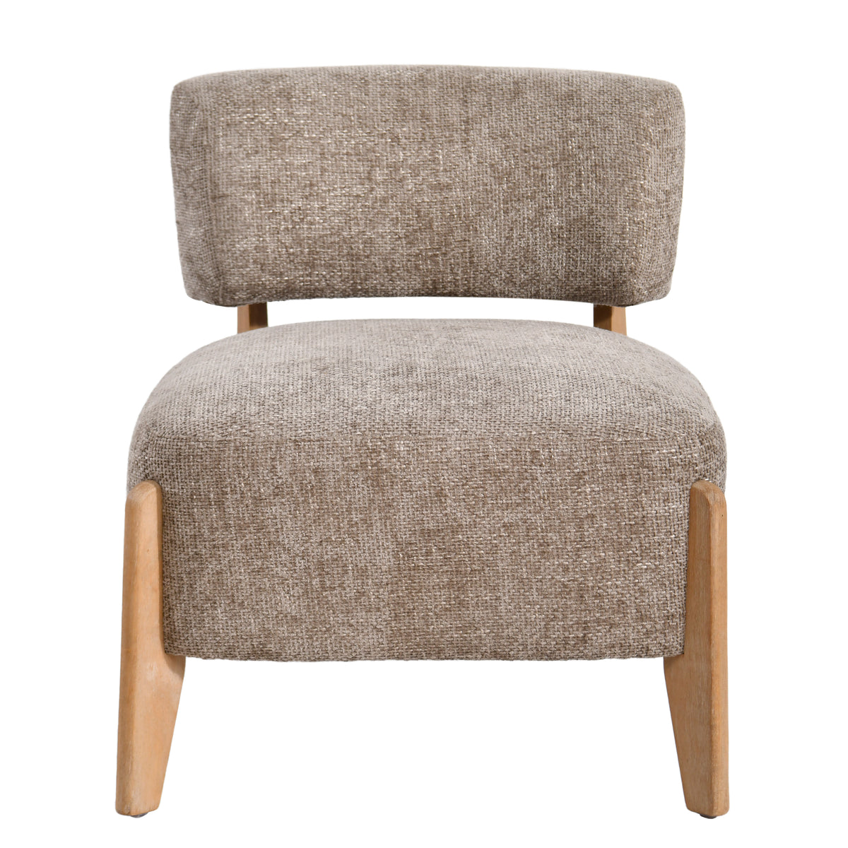 Vale taupe upholstered armchair