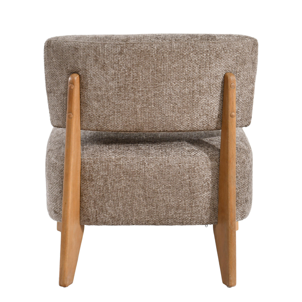 Vale taupe upholstered armchair