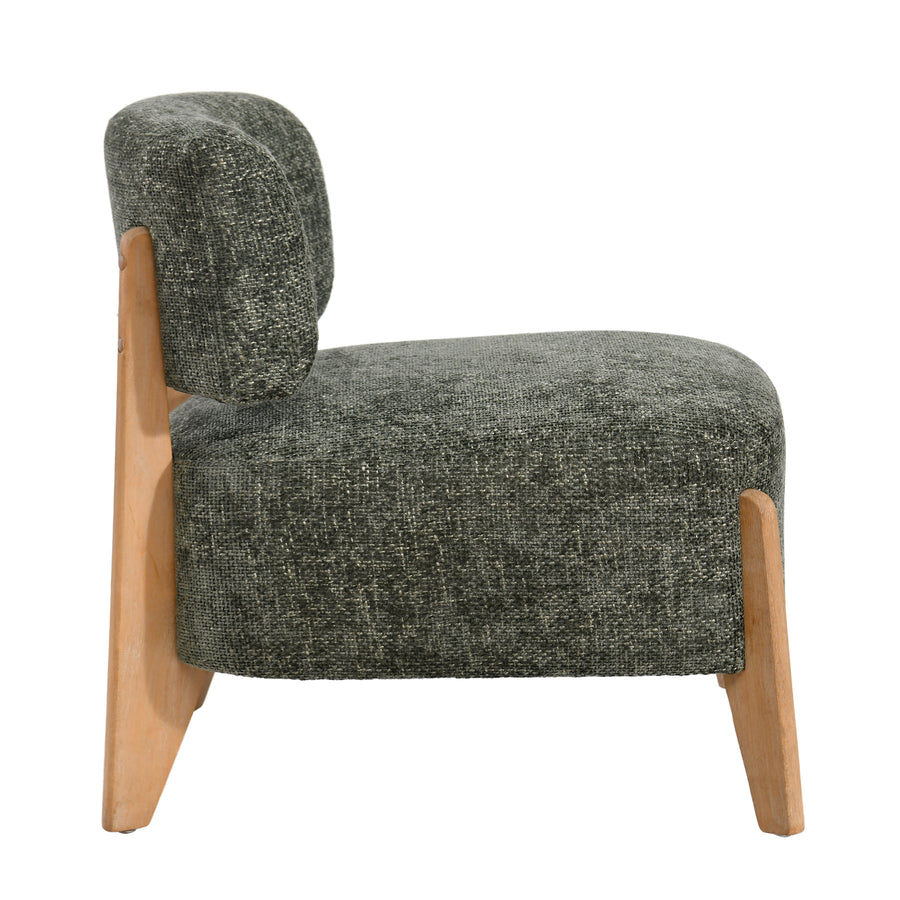 Vale green upholstered armchair