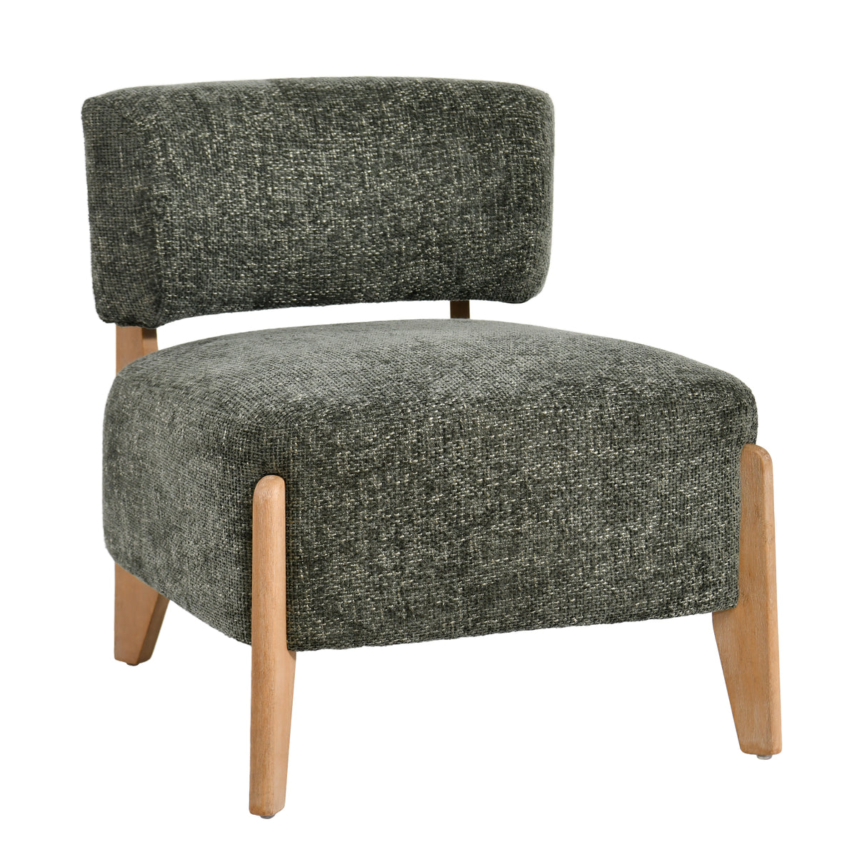 Vale green upholstered armchair