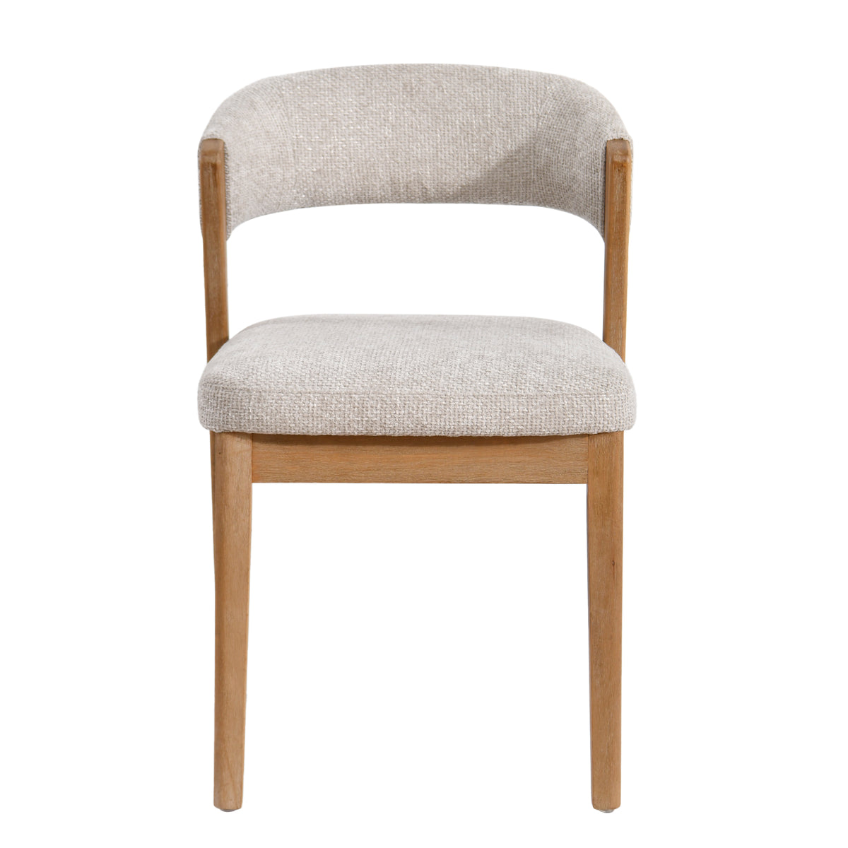 Kael taupe upholstered dining chair