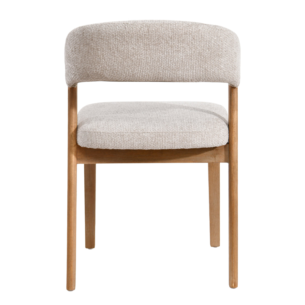 Kael taupe upholstered dining chair