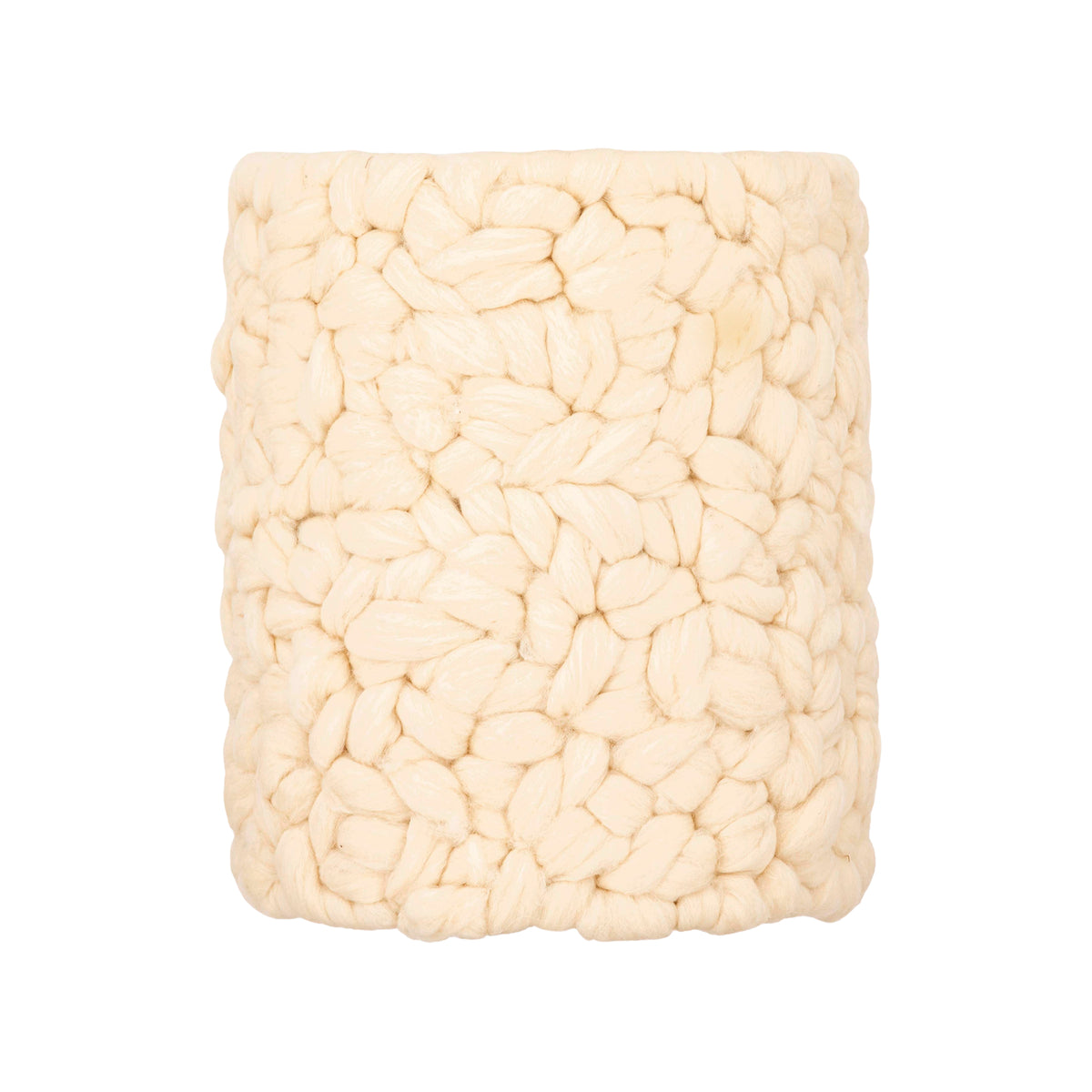 Tarry cream round polyester lamp shade
