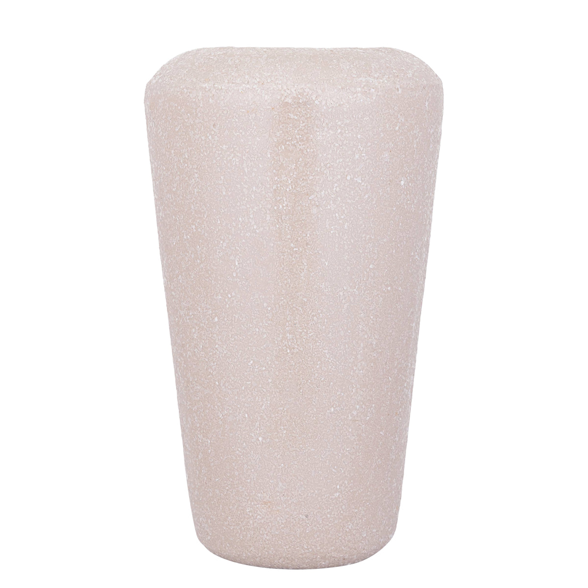Dezia beige mosaic iron planter, large