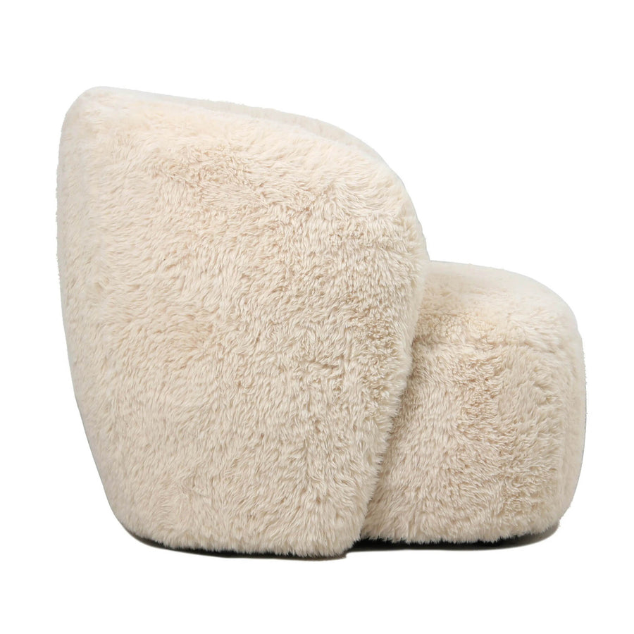 Aphrodite cream upholstered armchair