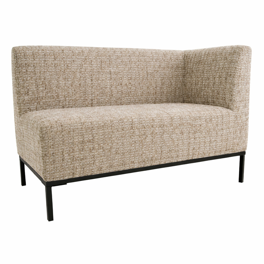 Xania brown upholstered dining bench