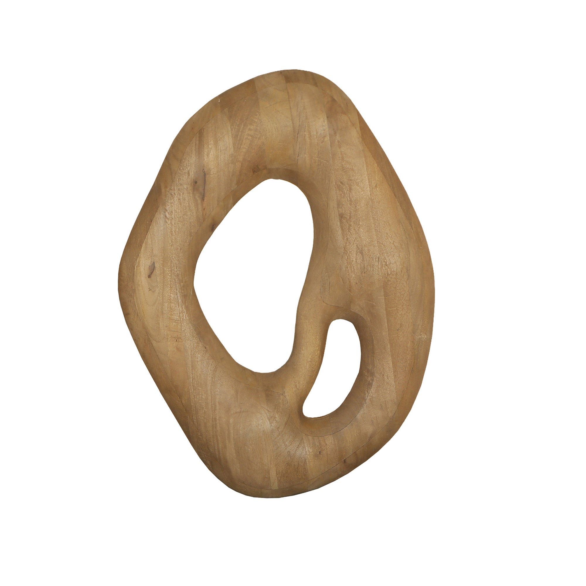 Alan Organic Mango Wood Wall Panel - Light Brown