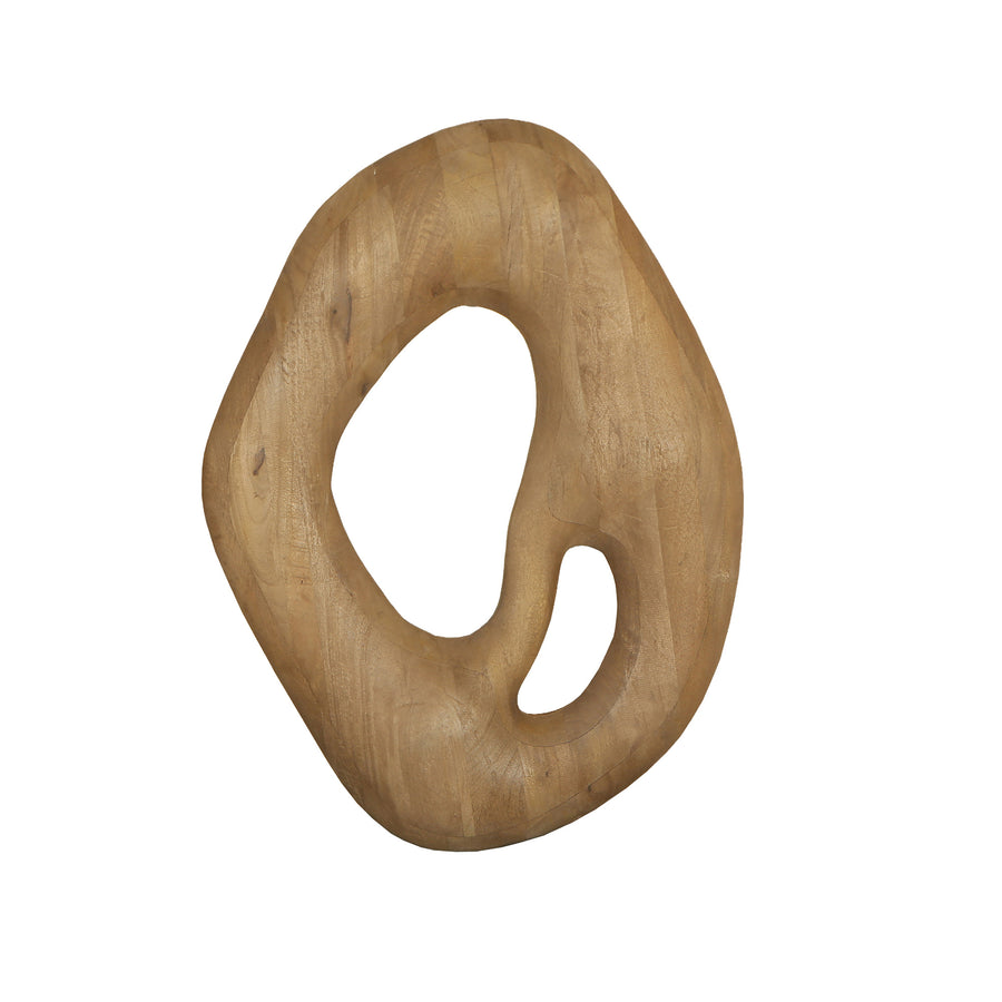 Alan Organic Mango Wood Wall Panel - Light Brown