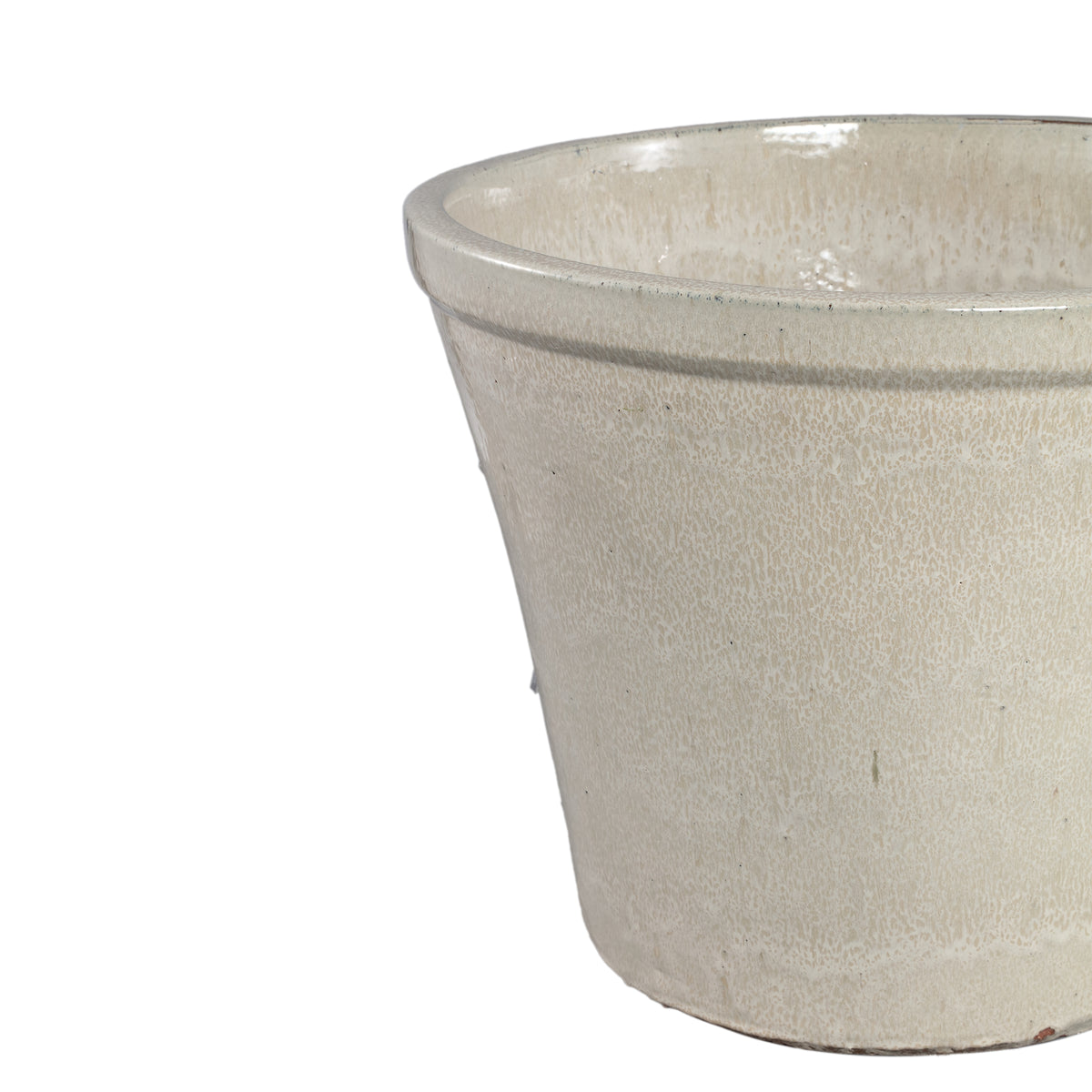 Ilona cream tapered ceramic planter set