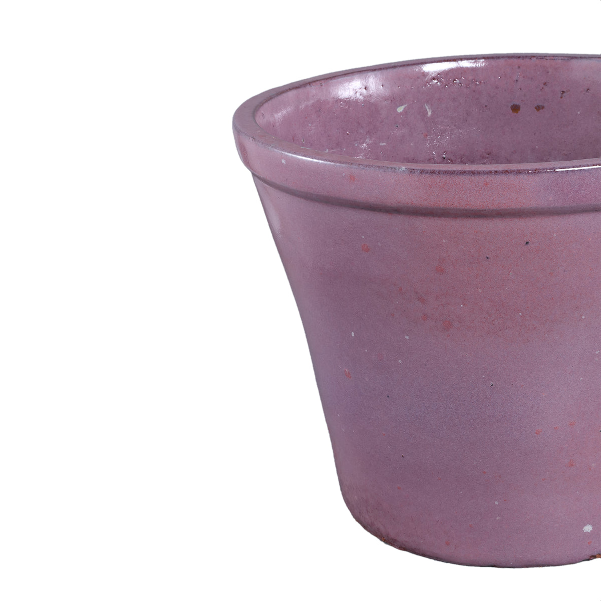 Ilona lilac tapered ceramic planter set