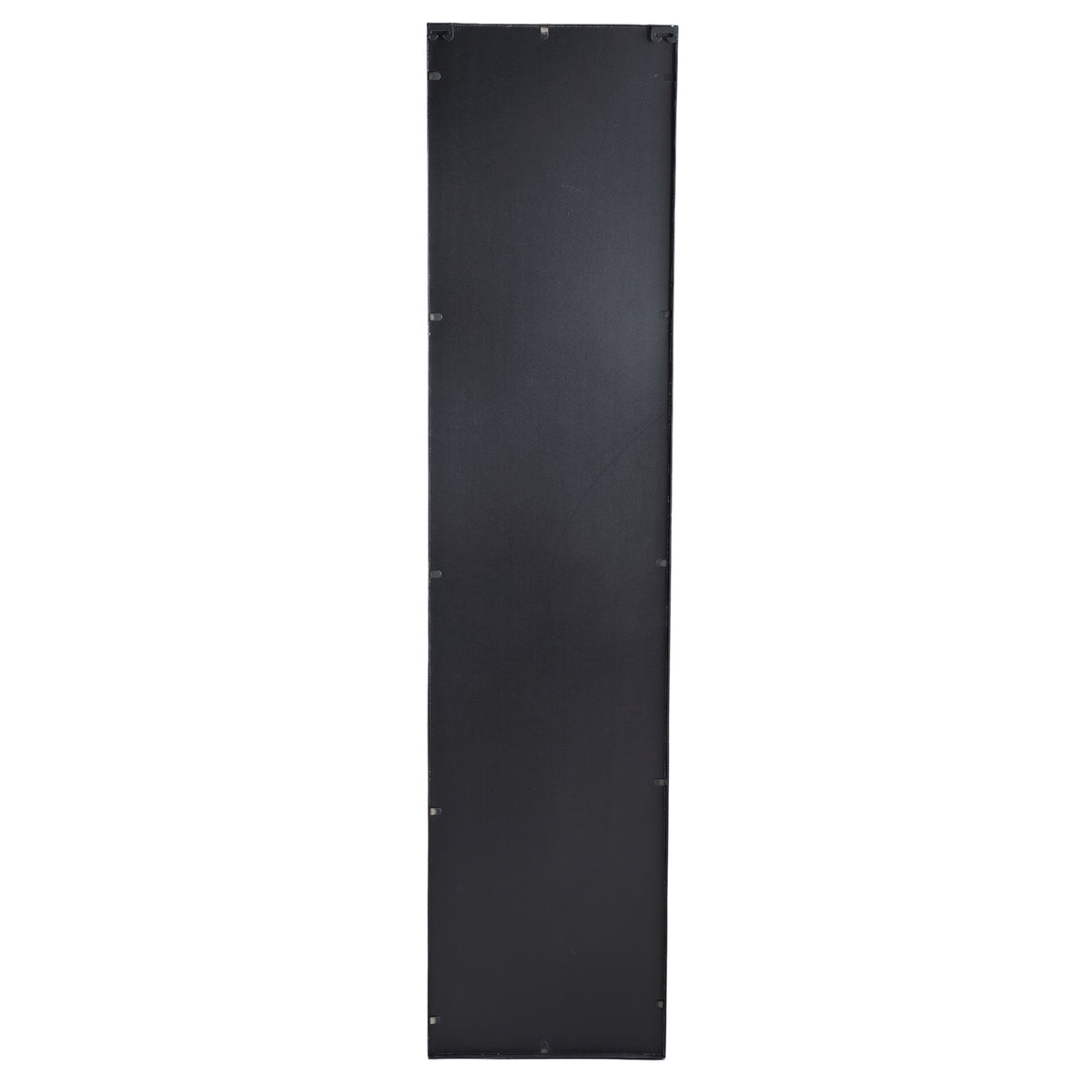 Gracy black rectangular mirror, clear glass