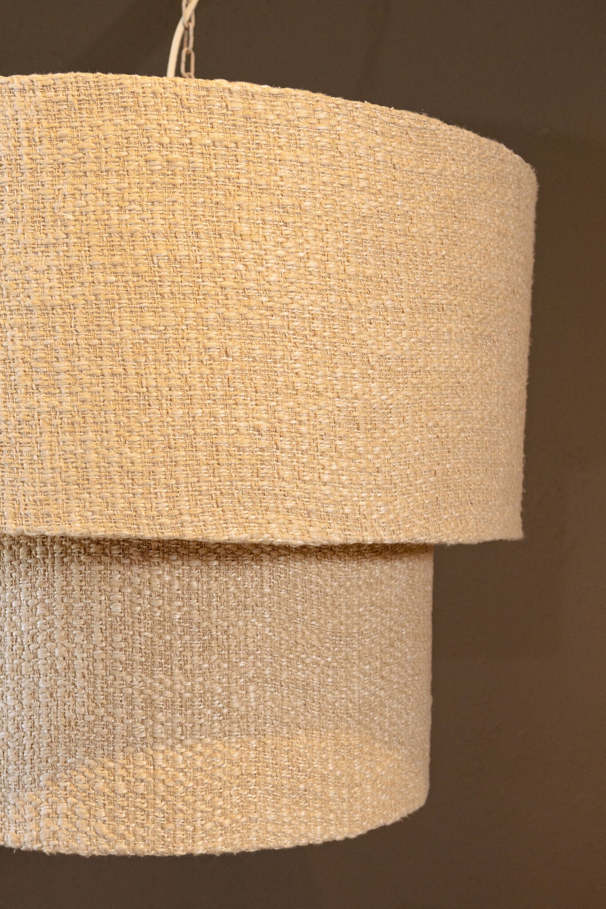 Devi taupe pendant light