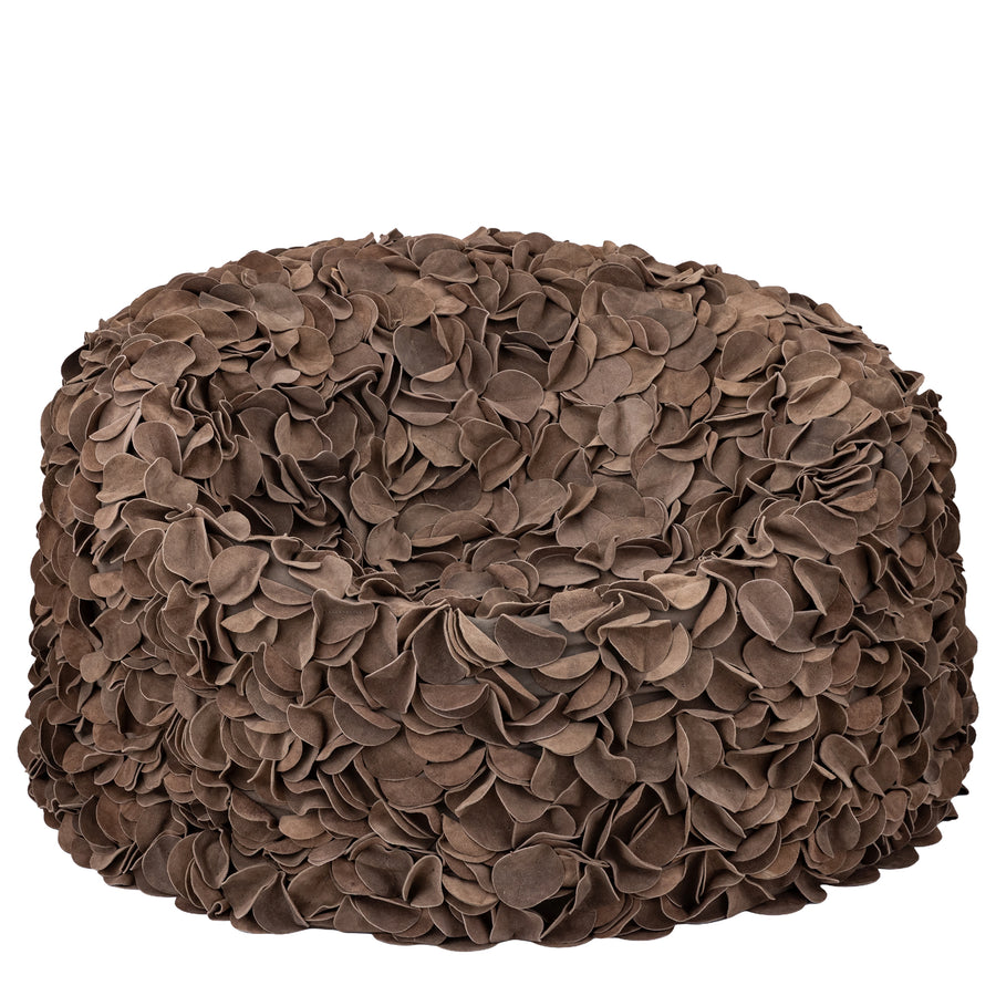 Nevo brown suede bean bag