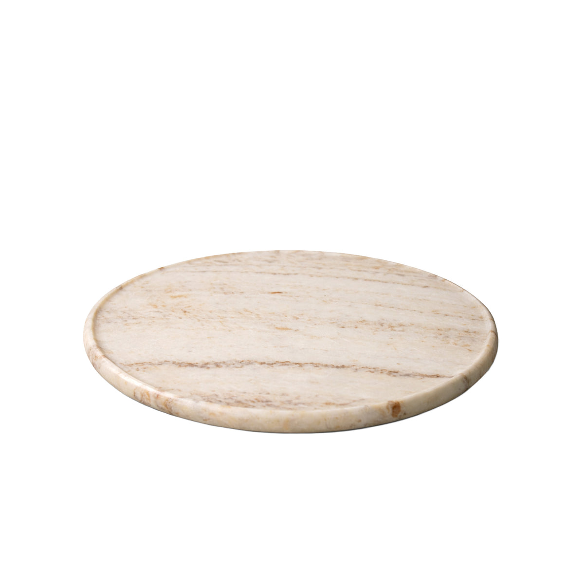 Scarlett yellow onyx round plate, large