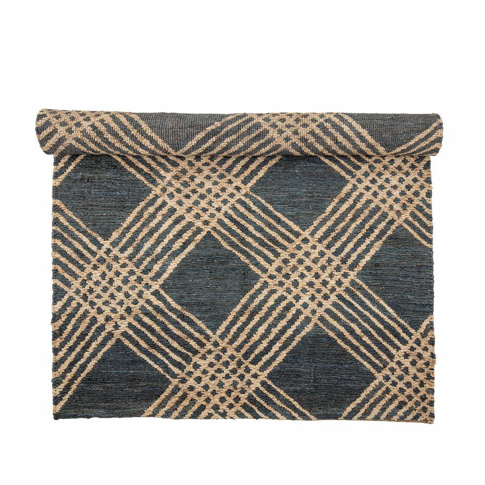 Cat Natural Jute Rug - Black
