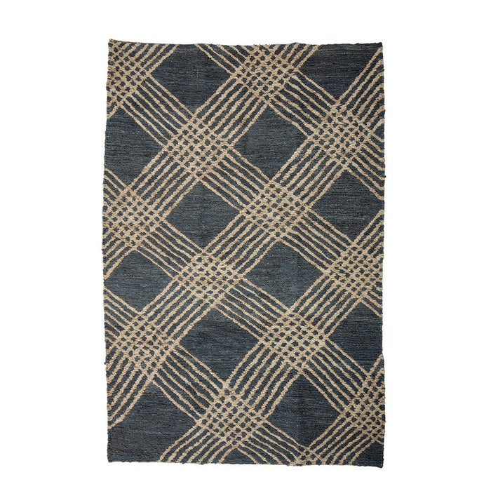 Cat Natural Jute Rug - Black