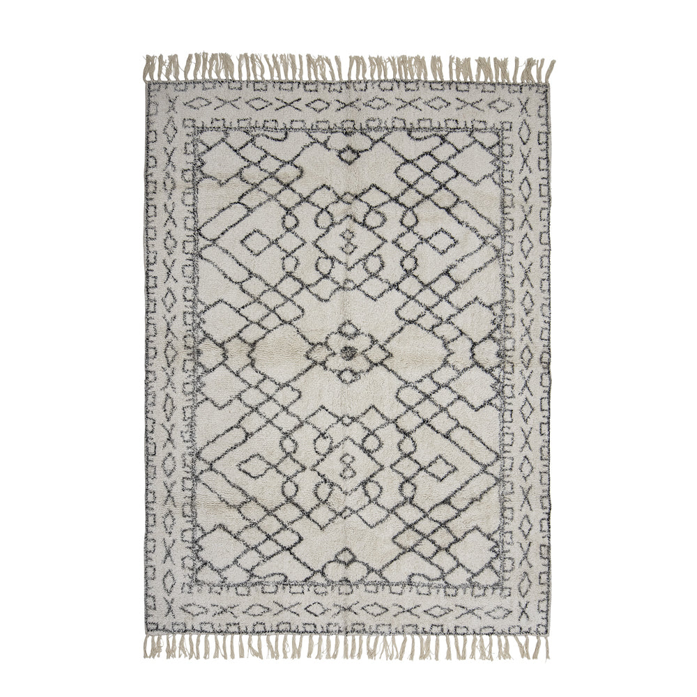 Jaqueline Cotton Rug - White