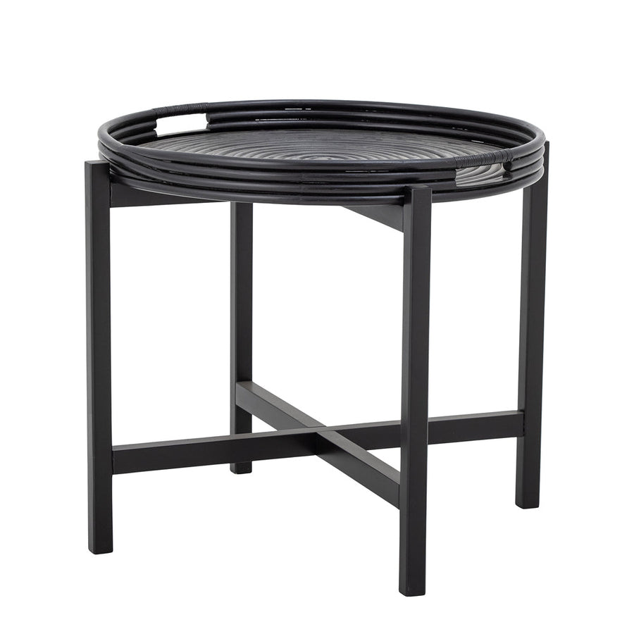 Milli Tray Table - Black Rattan