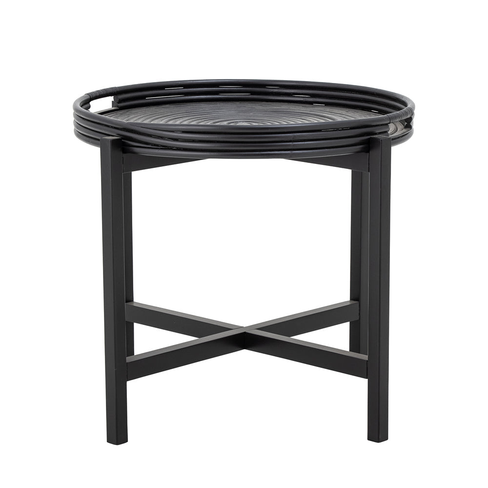 Milli Tray Table - Black Rattan