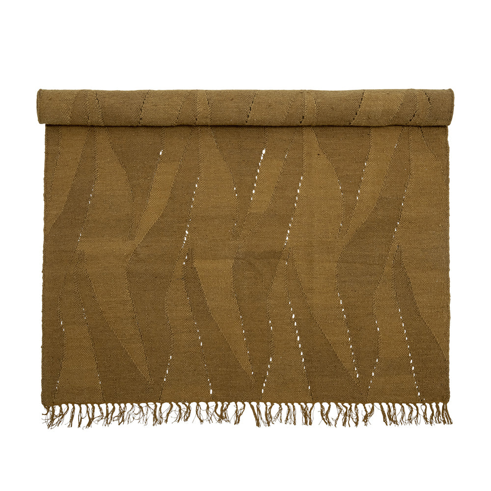 Zola Rug - Brown Wool