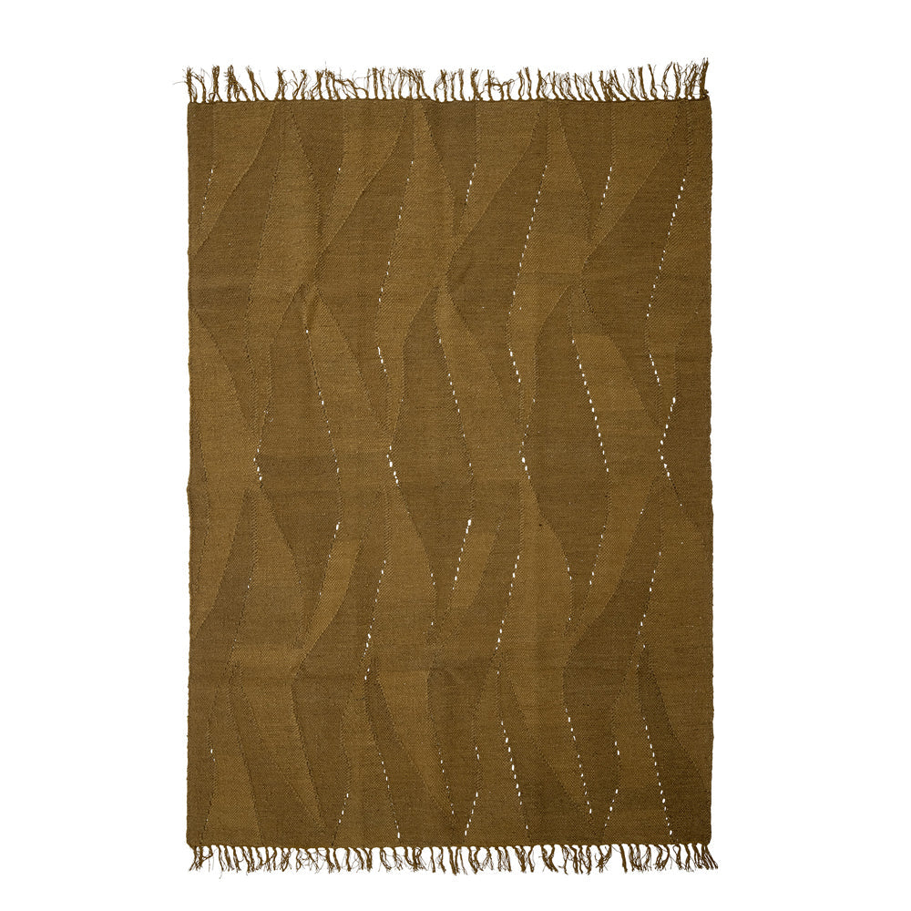 Zola Rug - Brown Wool