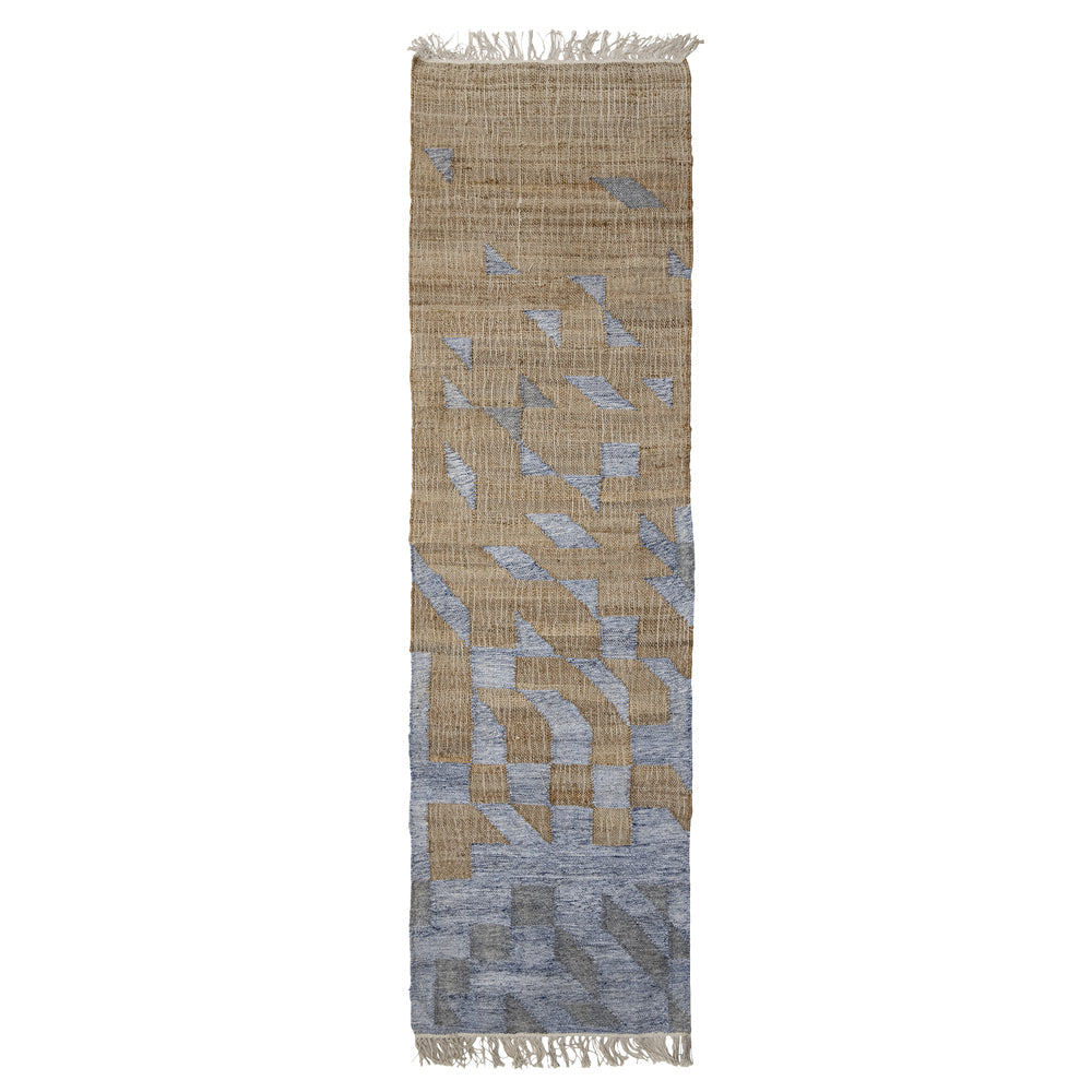 Vikka Rug - Blue Jute