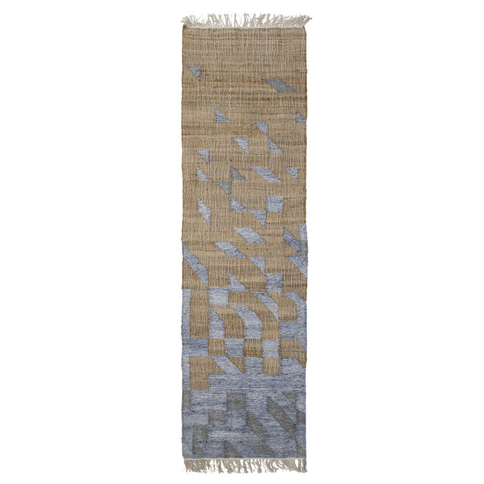 Vikka Rug - Blue Jute