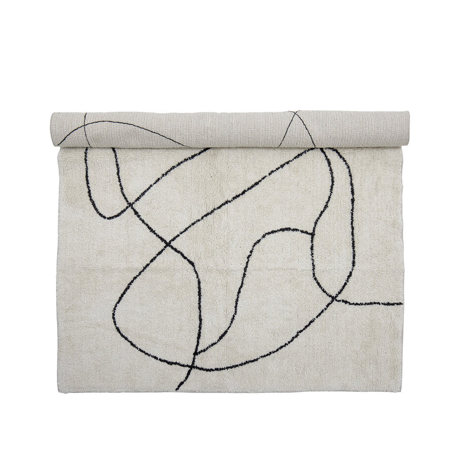 Viga Rug - White Cotton