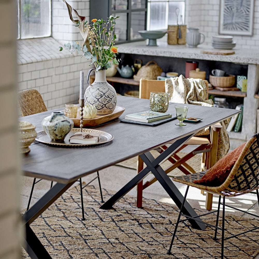 Maldon Rectangular Dining Table - Brown Oak