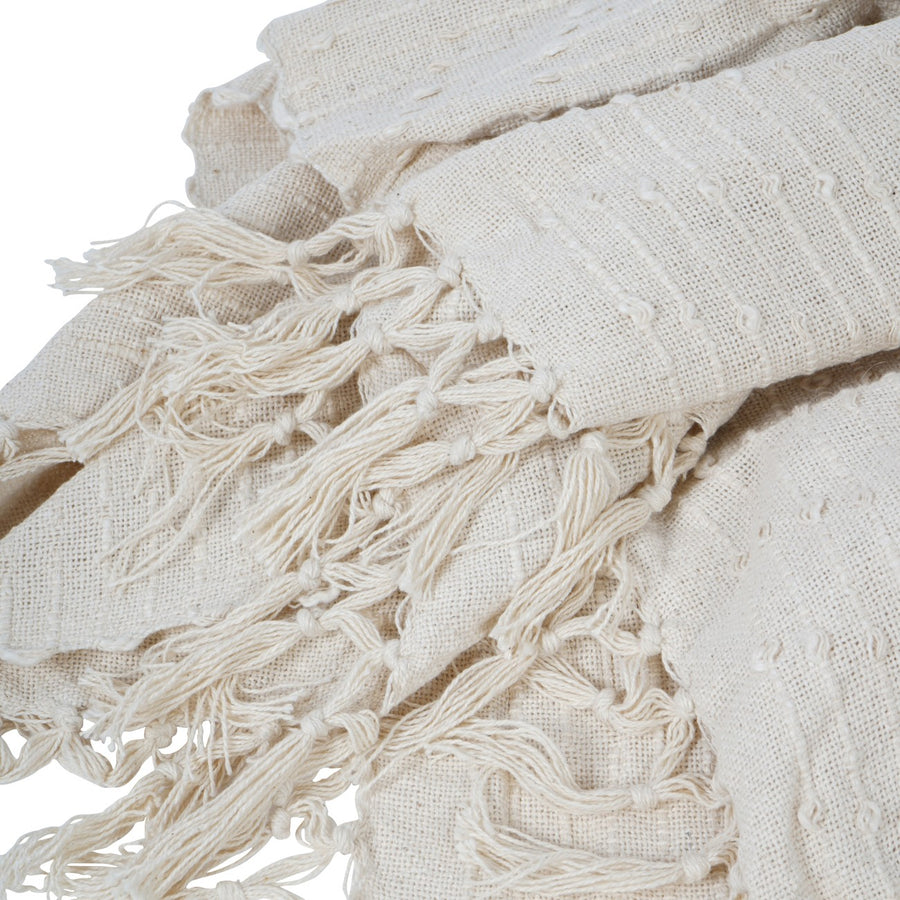 Jette Throw Cream 125x150cm