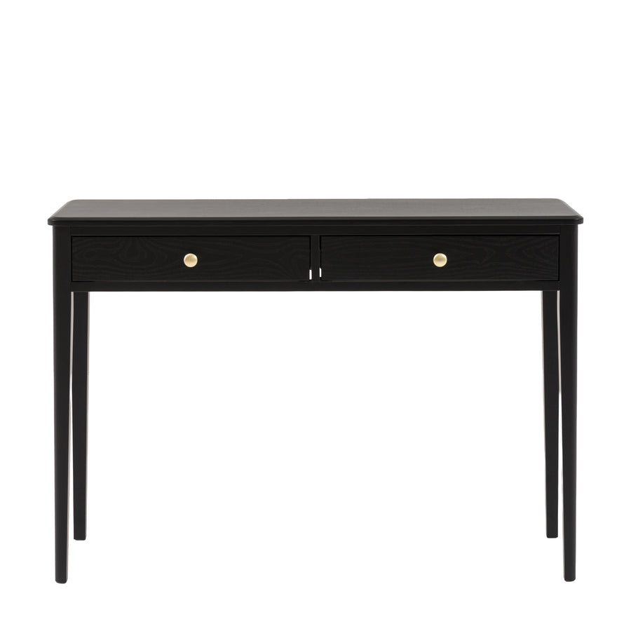 Acton 2 Drawer Console Black