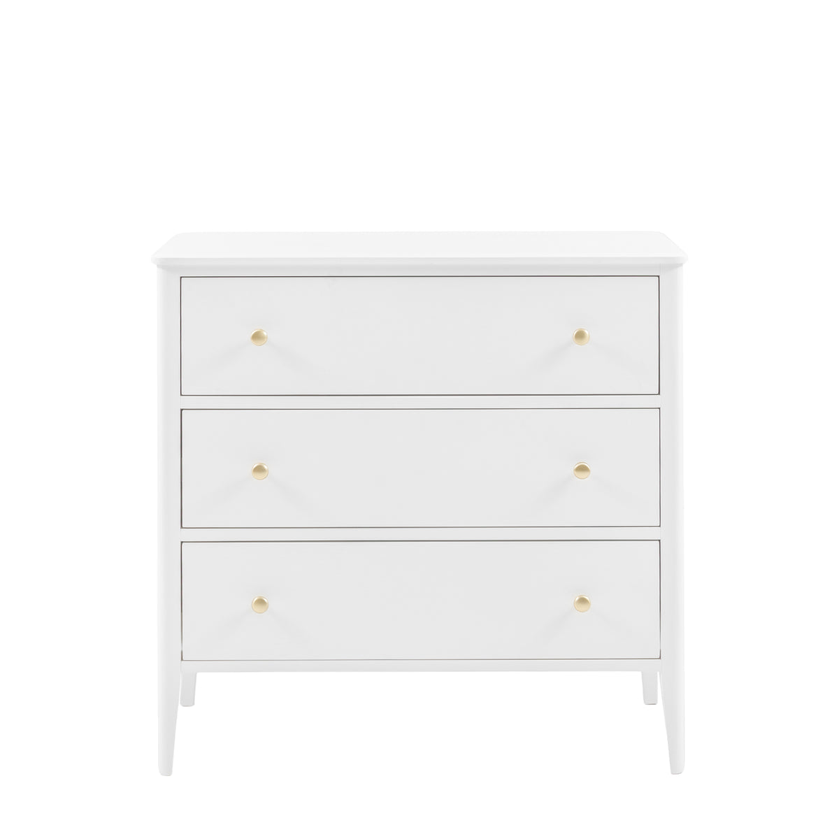 Acton 3 Drawer Chest White