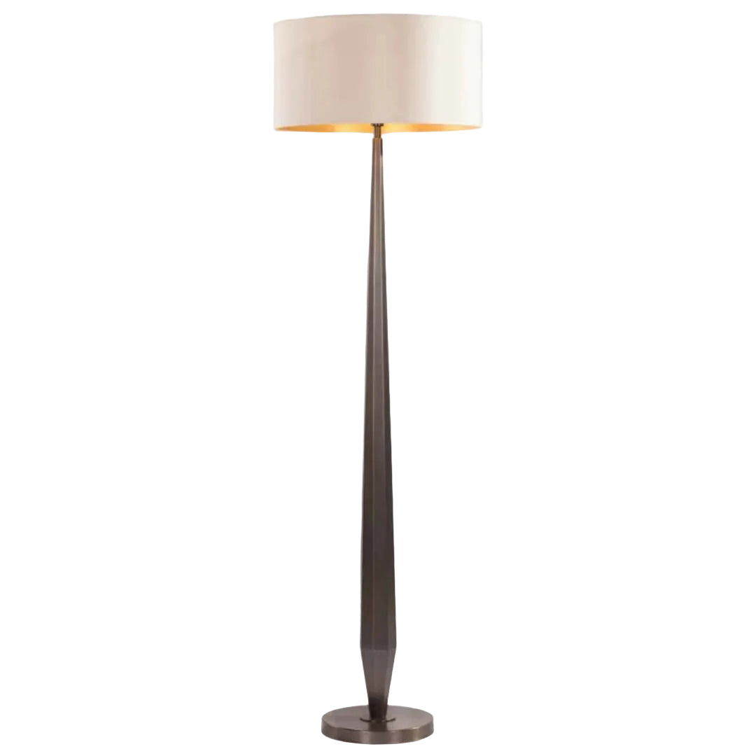 Aisone Dark Antique Brass Floor Lamp
