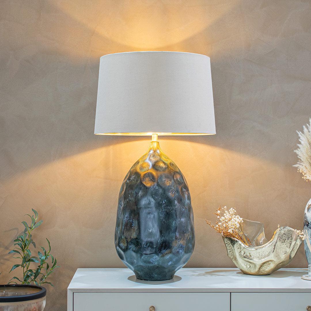 Aketa Large Weathered Table Lamp