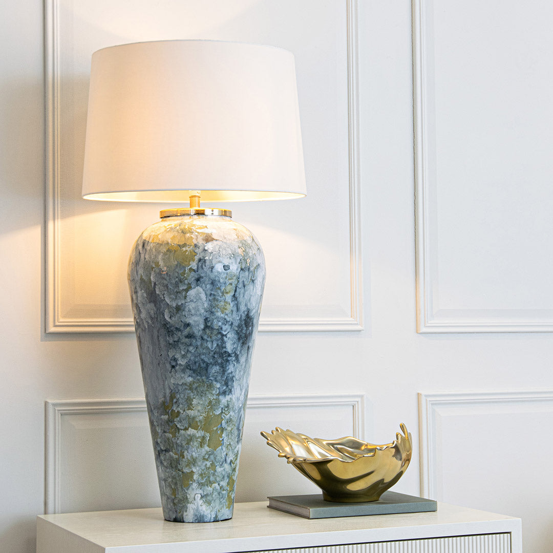 Aketa Large Woodland Enamel Table Lamp (Base Only)
