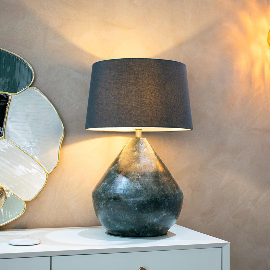 Aketa Small Weathered Table Lamp