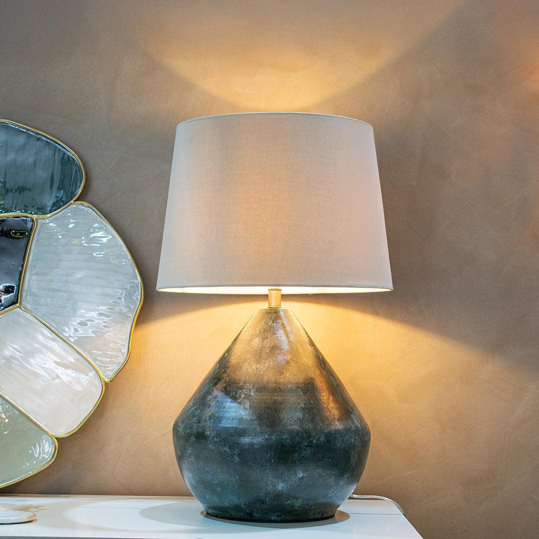 Aketa Small Weathered Table Lamp