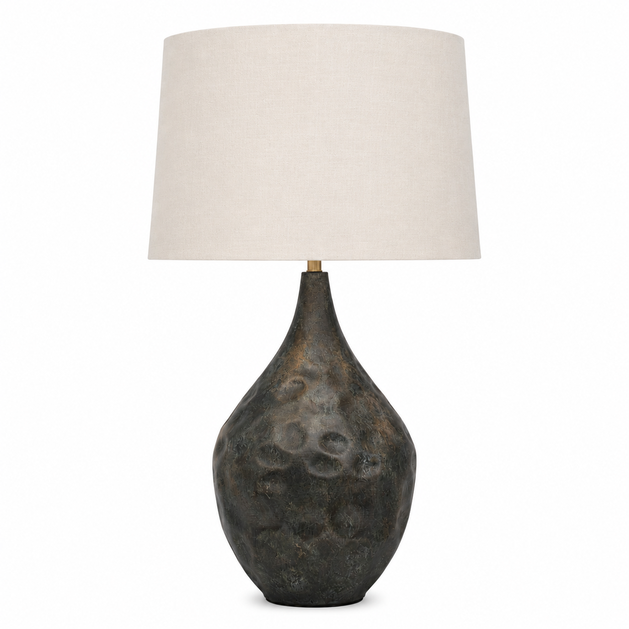 Aketa Dark Weathered Table Lamp