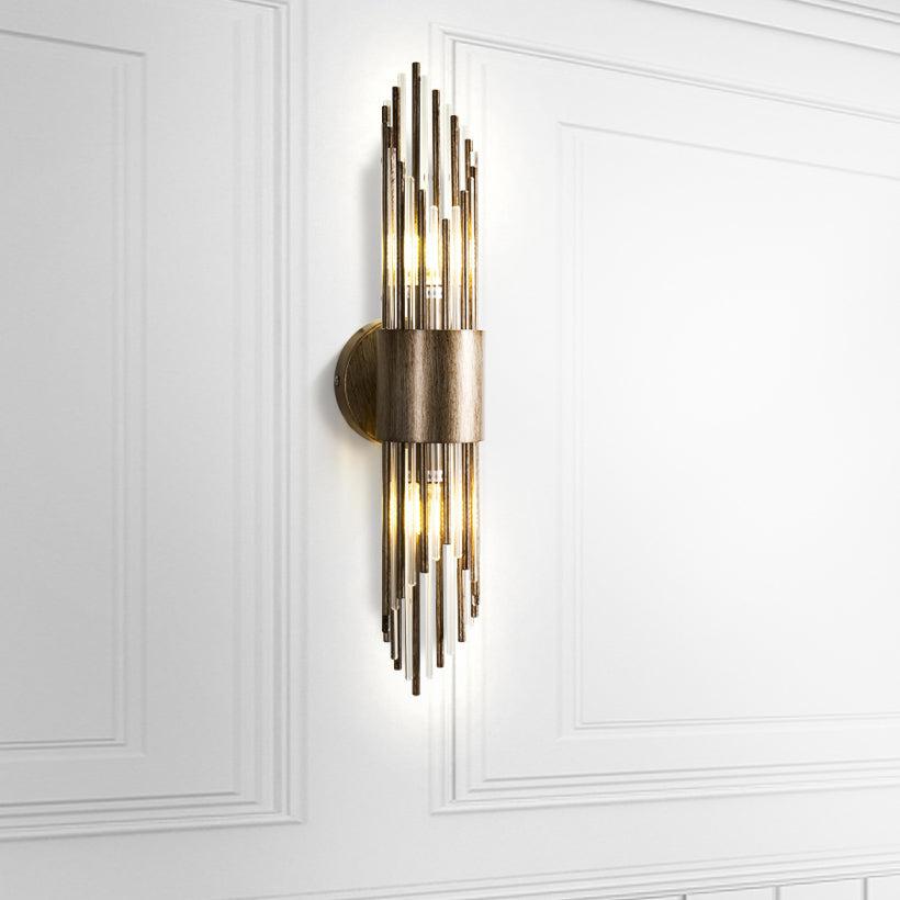 Alness Wall Light in gold — alternative angle